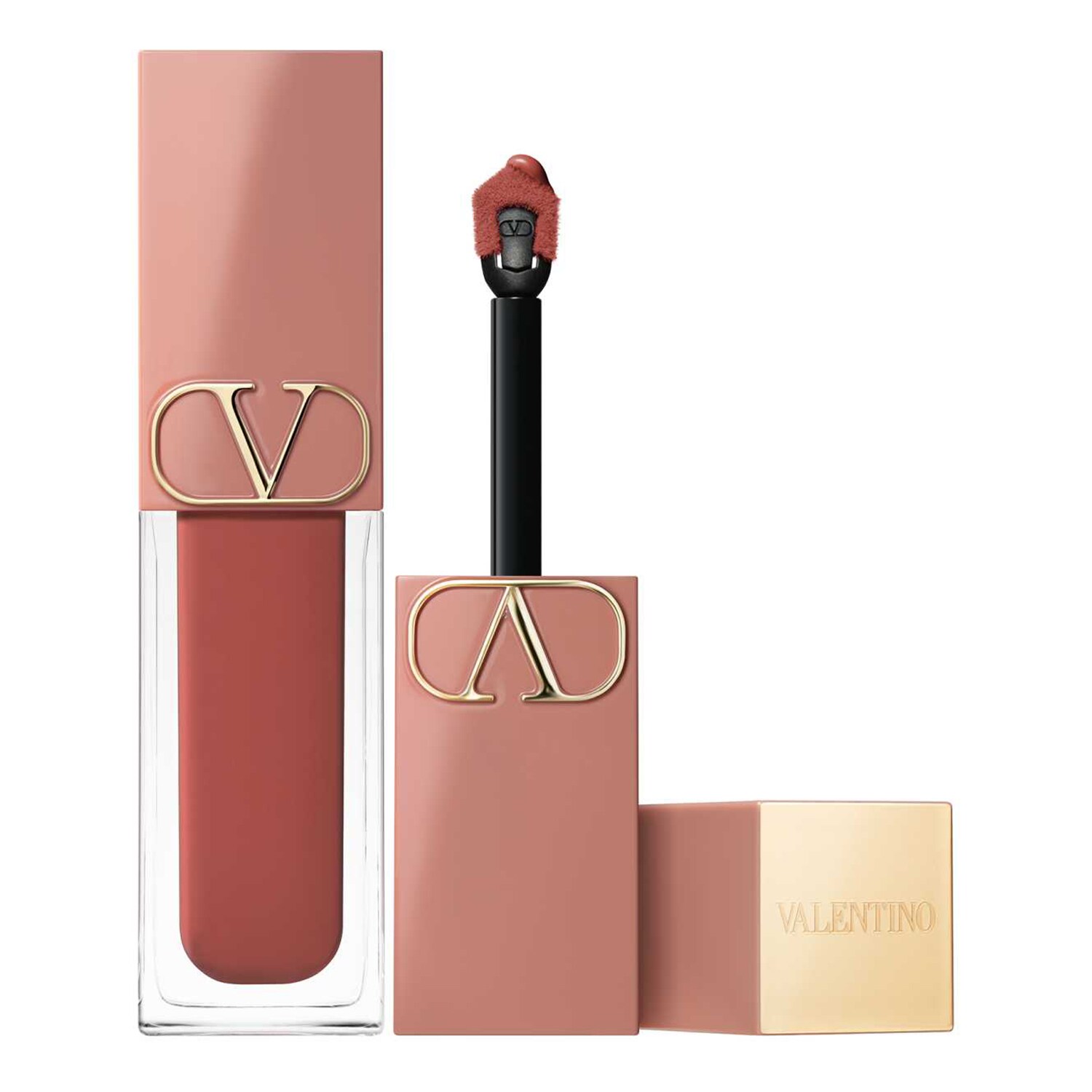 Valentino Make Up - Liquirosso - Matowy Kolor W Płynie Do Ust I Policzków - Liquirosso Lip&blush Blur L.matte 151r - Dla Kobiet